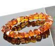 Faceted Amber Bracelet Made of Conac Faceted Amber