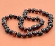 Children's Amber Necklace Made of Cherry Baltic Amber Beads