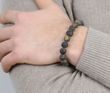 Men's Amber Bracelet Made of Larger 12 mm Raw Amber Beads