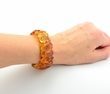 Amber Bracelet Made of Cognac Baltic Amber