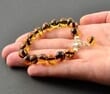 Amber Bracelet With Adjustable Clasp