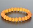 Raw Amber Healing Bracelet Made of Raw Honey Color Amber 