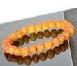 Raw Amber Healing Bracelet Made of Raw Honey Color Amber 