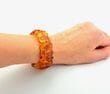 Amber Bracelet Made of Cognac Color Amber