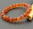 Amber Healing Bracelet Made of Large Raw Baroque Amber Beads