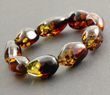 Amber Bracelet Made of Precious Healing Baltic Amber