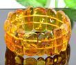 Amber Bracelet Made of Cognac Baltic Amber