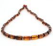 Men's Necklace Made of Cognac Baltic Amber 
