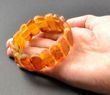 Raw Amber Healing Bracelet Made of Baltic Amber