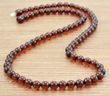 Amber Necklace Made of Cherry Baltic Amber 