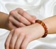  Amber Healing Bracelet Made of Baroque Shape Amber Beads