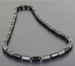 Mens Amber Necklace Made of Barrel Shaped Raw and Polished Amber