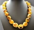 Amber Necklace Made of Precious Healing Baltic Amber 