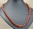Amber Healing Necklace Made of Dark Cognac Baltic Amber