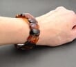 Amber Bracelet Made of Cognac and Cherry Baltic Amber