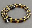Men's Necklace Made of Precious Healing Baltic Amber 