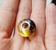Pandora Style Amber Charm Bead Made of Precious Baltic Amber