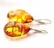 Amber Earrings Made of Honey Baltic Amber