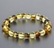 Amber Healing Bracelet Made of Lemon and Greenish Amber