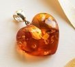 Amber Heart Pendant - SOLD OUT