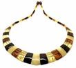 Cleopatra Amber Necklace Made of Precious Multicolor Baltic Amber