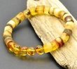 Men's Healing Bracelet Made of Precious Baltic Amber