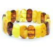 Amber Bracelet Made of Mulicolor Baltic Amber