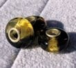 3 Pcs Wholesale Pandora Style Amber Charm Beads - SOLD OUT