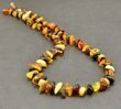 Amber Necklace Made of Nugget Shaped Baltic Amber