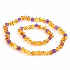 Genuine Baltic Amber Necklaces  For Mom And Baby 