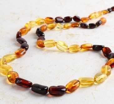 Amber Necklace Made of Precious Baltic Amber