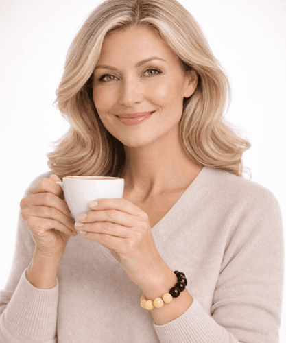 Amber Bracelet Made of Butterscotch and Black Colors Amber