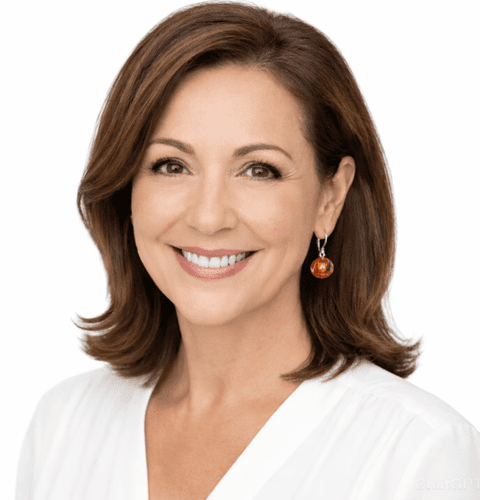 Amber Earrings Made of Cognac Color Perfectly Round Amber