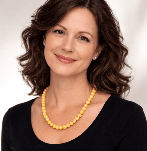 Butterscotch Amber Necklace Made of Baroque Shape Amber