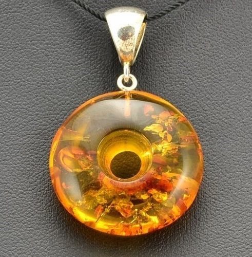 Amber Donut Pendant - SOLD OUT