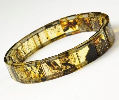 Bangle Style Baltic Amber Bracelet - SOLD OUT