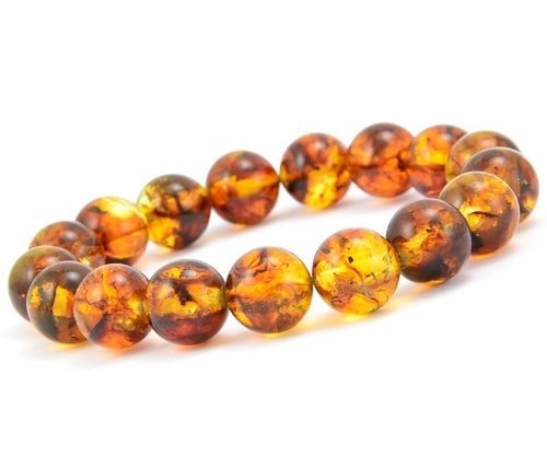 Amber Bracelet Made of Precious Healing Baltic Amber