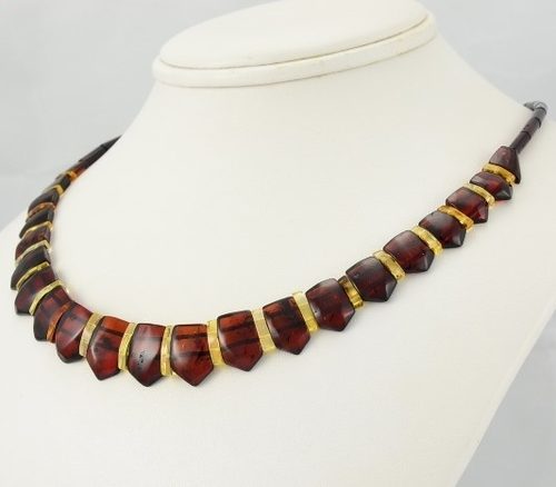 Cleopatra Amber Necklace Made of Precious Baltic Amber