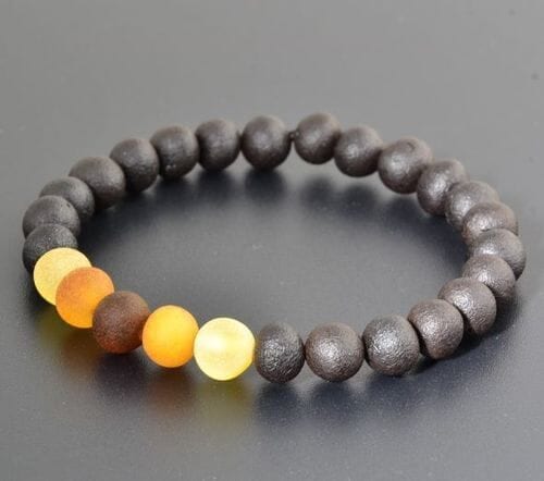 Raw Amber Healing Bracelet Made of Raw Amber