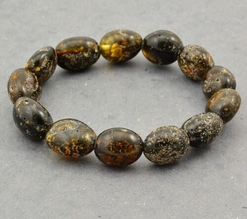 Amber Bracelet Made of Precious Healing Baltic Amber
