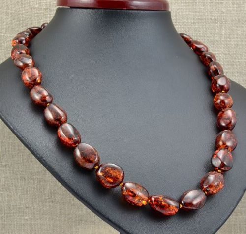 Amber Necklace Made of Amazing Healing Baltic Amber