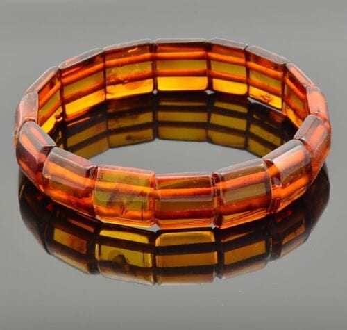 Amber Bracelet Made of Precious Healing Baltic Amber  