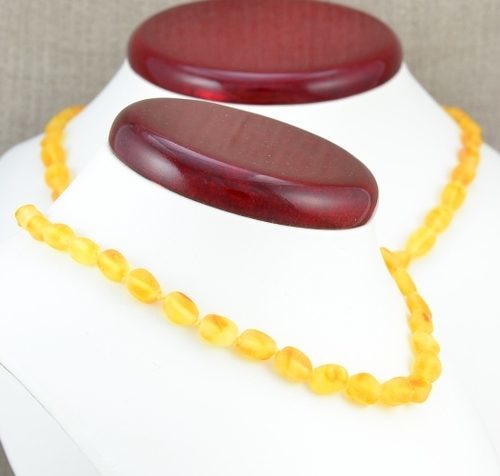 Raw amber teething necklaces - SOLD OUT 