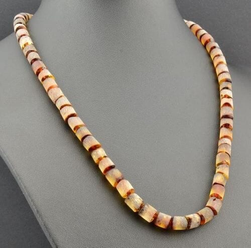 Men's Healing Necklace Made of Precious Baltic Amber 