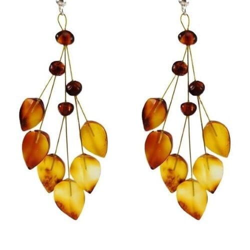 Amber Earrings Made of Amazing Healing Baltic Amber