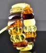 Amber Bracelet Made of Colorful Baltic Amber - SOLD OUT