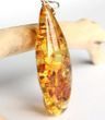 Large Amber Pendant Made of Precious Baltic Amber 