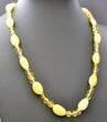 Amber Healing Necklace Made of Polished and Raw Amber 
