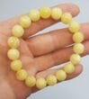 Butterscotch Amber Bracelet Made of Perfectly Round Amber Beads