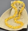 Amber Necklace for Children Made of Raw and Polished Amber